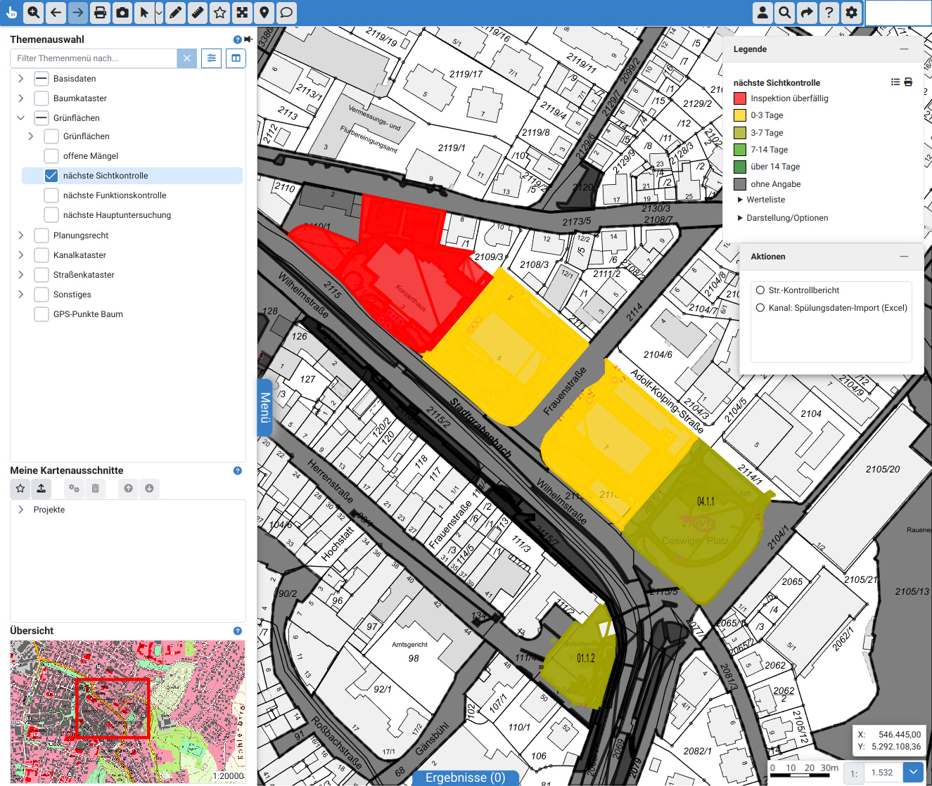 GRF Auswertung Kontrollfrist