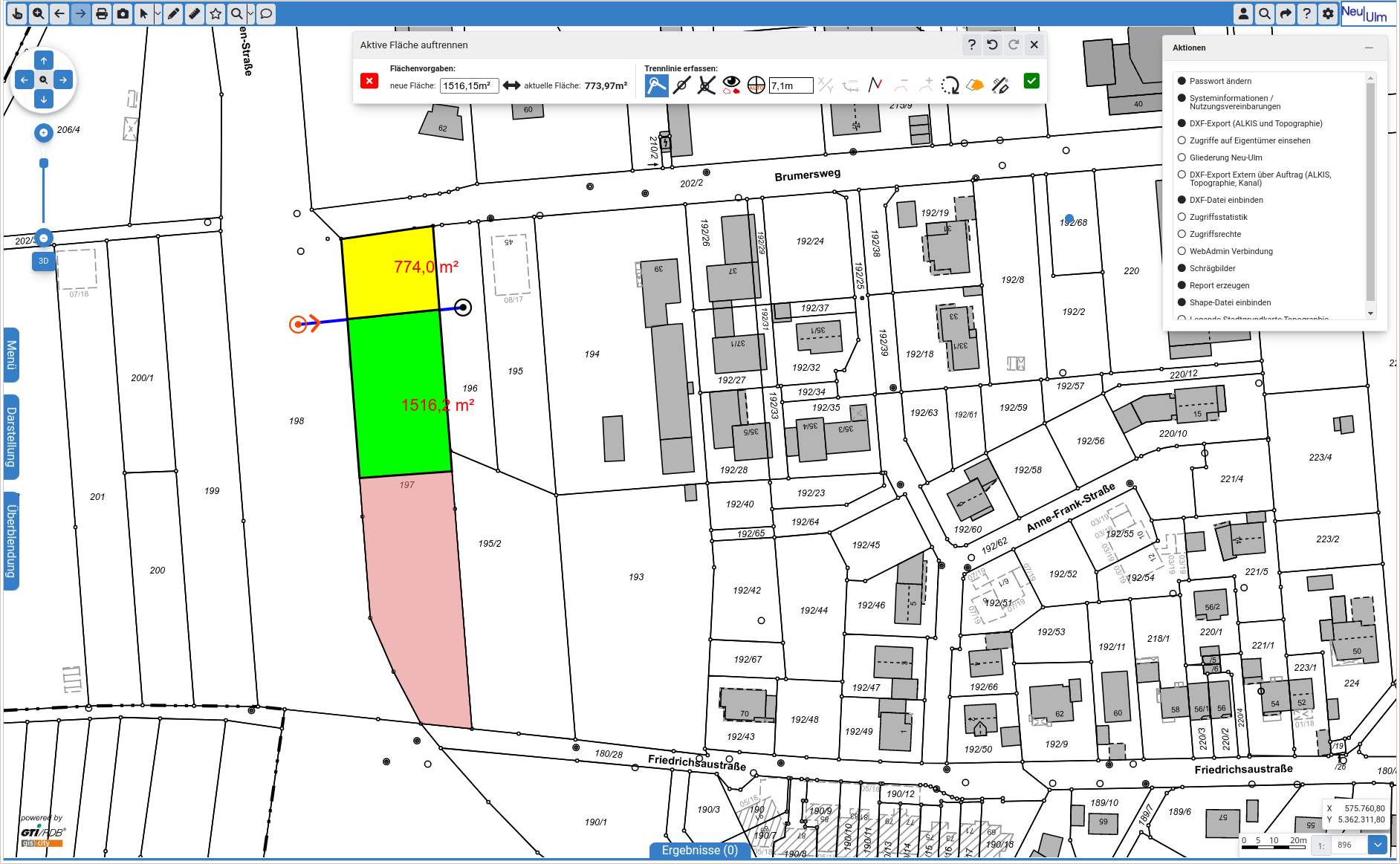 Oekokonto Abbuchung Grafik UI