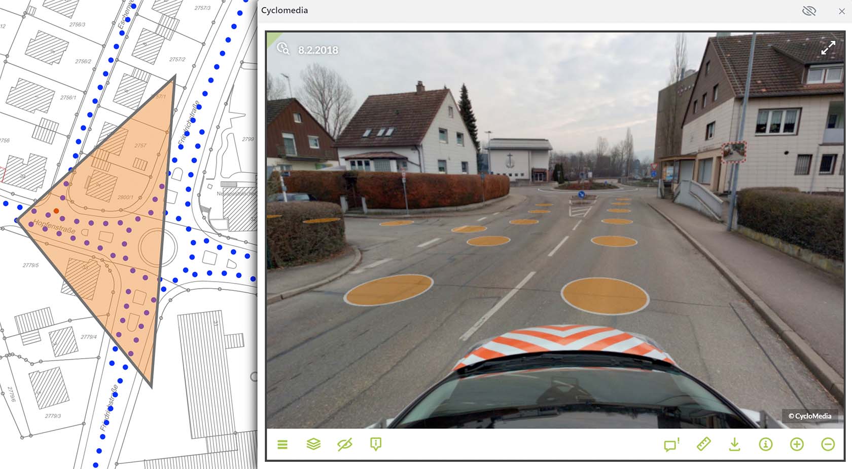 Strassenkataster UI GIScity Kamerafahrt UI