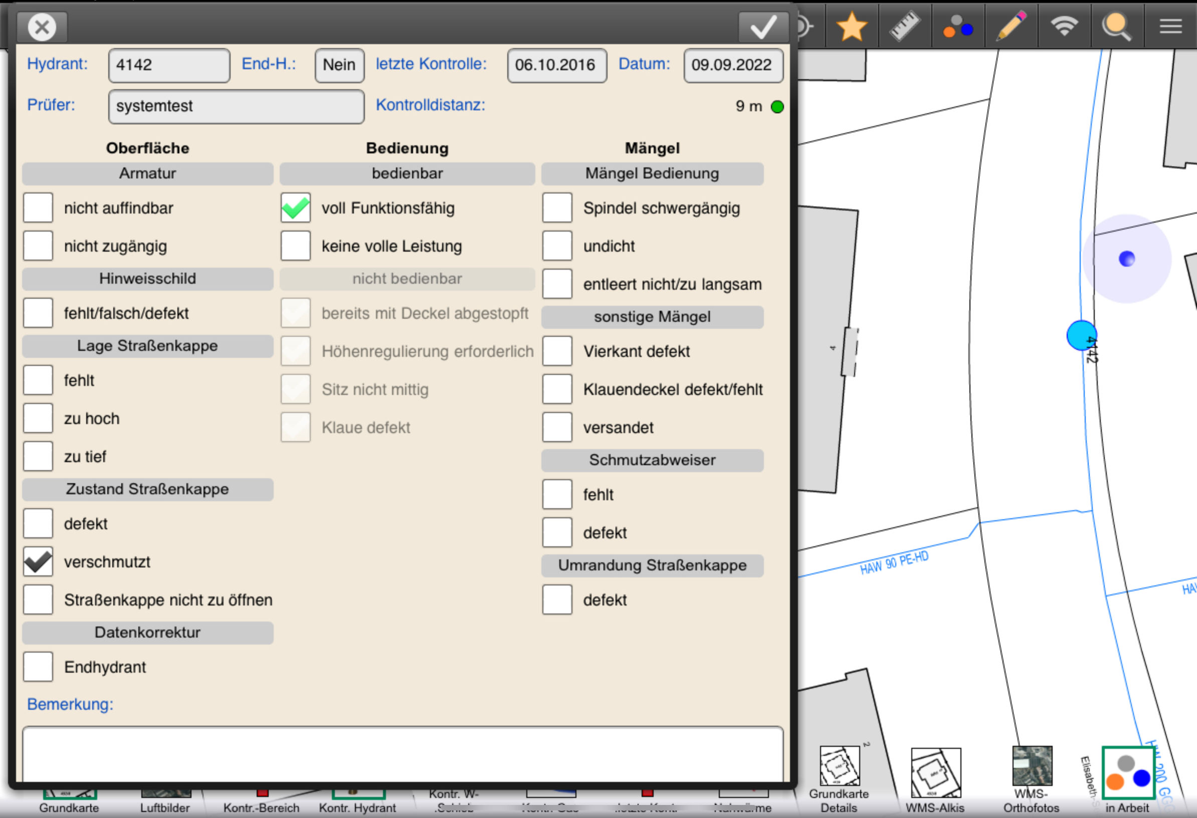 WasserHydrantenkontrolle
