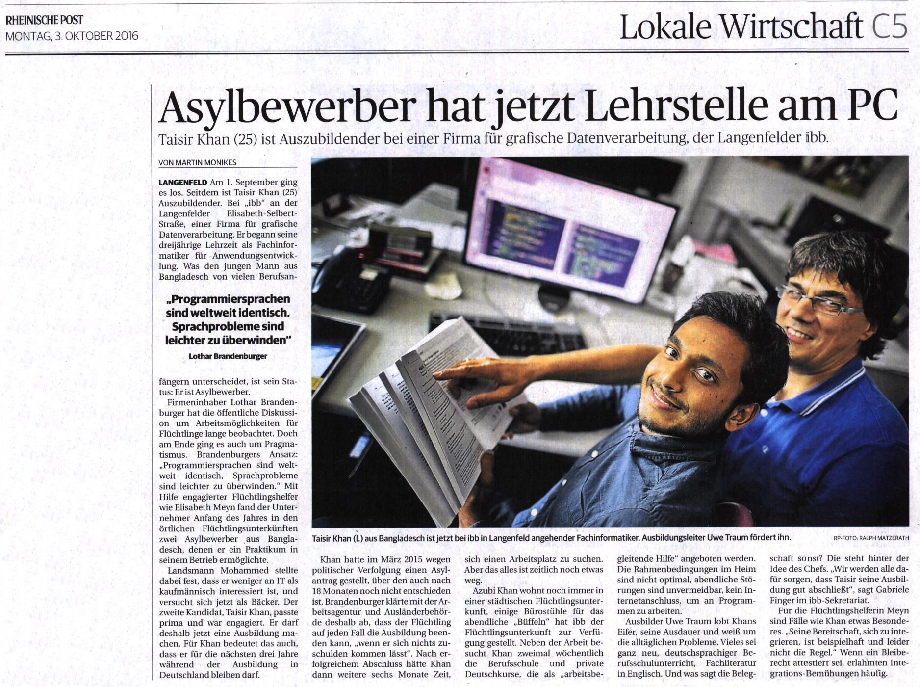 Ausbildungsplatz zum Fachinformatiker