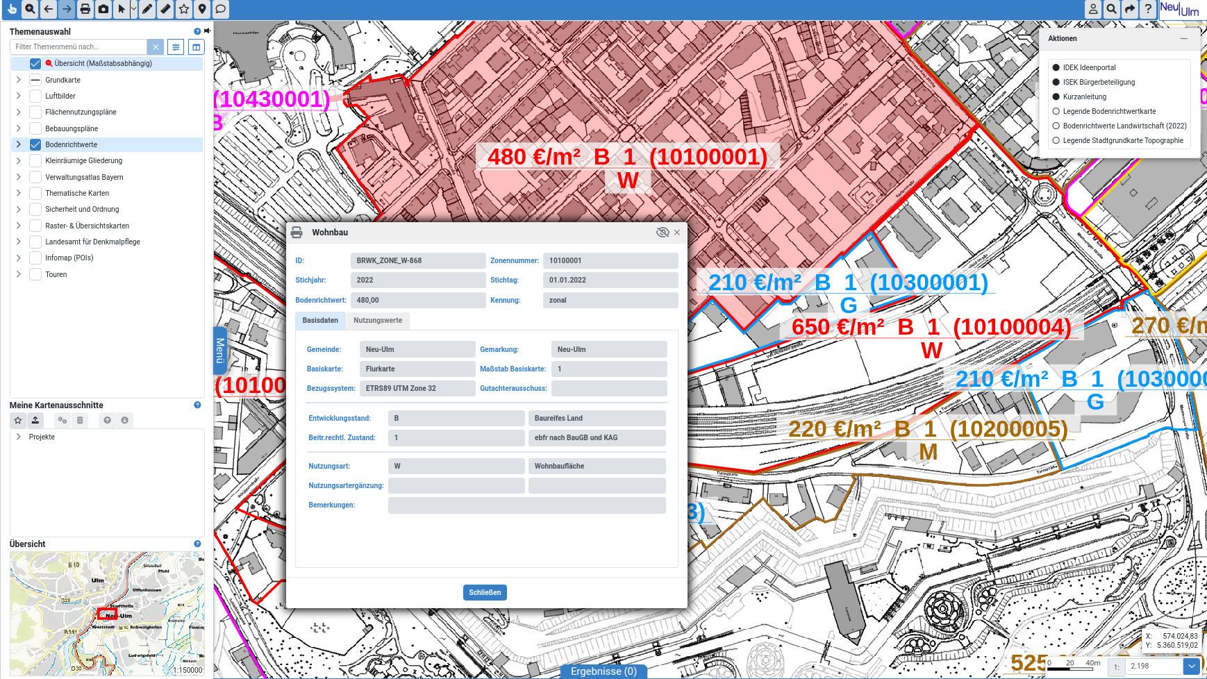 Bodenrichtwert Auskunft online