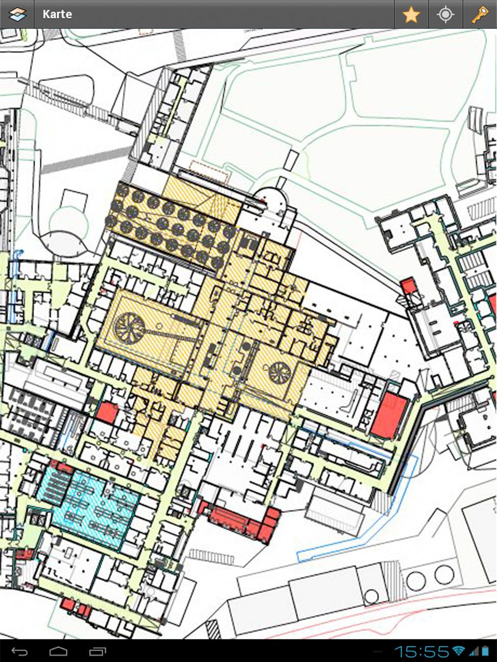 Ansicht von Gebäudeinformationen